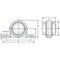 Ami Bearings SINGLE ROW BALL BEARING - 12MM STAINLESS X-NARR ECC COLL STAINLESS PLW BLK OPN/CLS COV MUP001CE - alternate 2